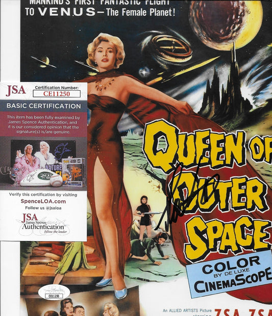 Signed Lisa Davis Queen of Outer Space 8x10 Photo #2 with JSA Authentication