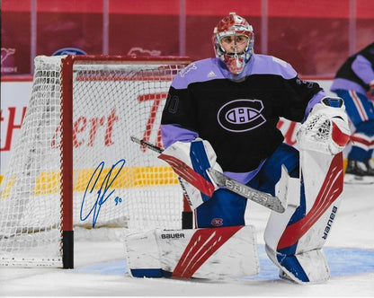 Signed Cayden Primeau Montreal Canadiens Autographed 8x10 Photo #7 Original