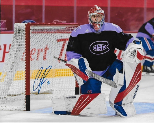 Signed Cayden Primeau Montreal Canadiens Autographed 8x10 Photo #7 Original