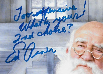 Signed Ed Asner Elf Santa Claus  Autographed 8x10 Photo #4 Original