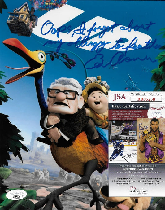 Signed Ed Asner Up Carl  Autographed 8x10 Photo #6 with JSA  Authentication