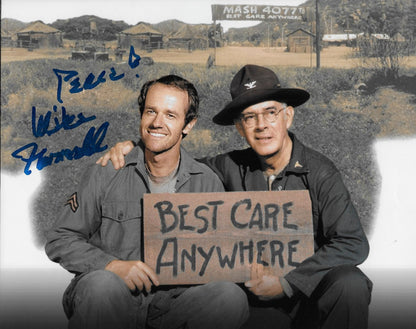 Signed Mike Ferrell Mash Captain BJ Hunnicut Autographed 8x10 Photo #1 Original