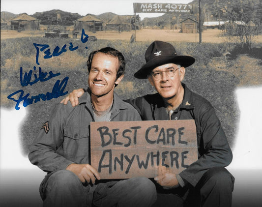 Signed Mike Ferrell Mash Captain BJ Hunnicut Autographed 8x10 Photo #1 Original