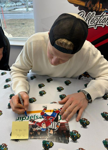 Signed Emil Heineman Montreal Canadiens 8x10 Photo #10 Original Private Signing