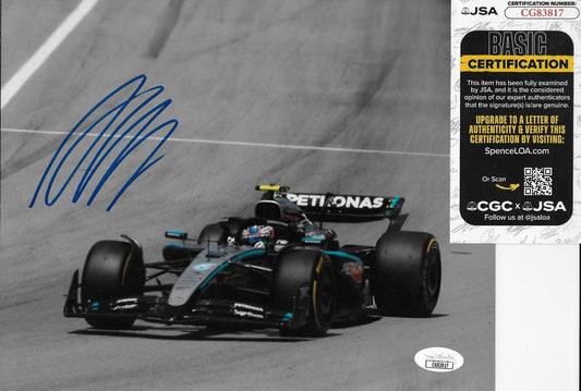 Signed Kimi Antonelli Formula 1 Mercedes Racing 8x10 Photo #1 JSA Authentication
