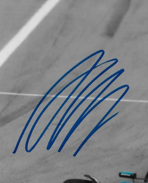 Signed Kimi Antonelli Formula 1 Mercedes Racing 8x10 Photo #1 JSA Authentication
