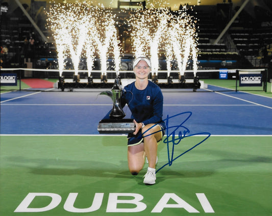 Signed Barbora Krejcikova Womens Tennis Autographed 8x10 Photo #2 Original
