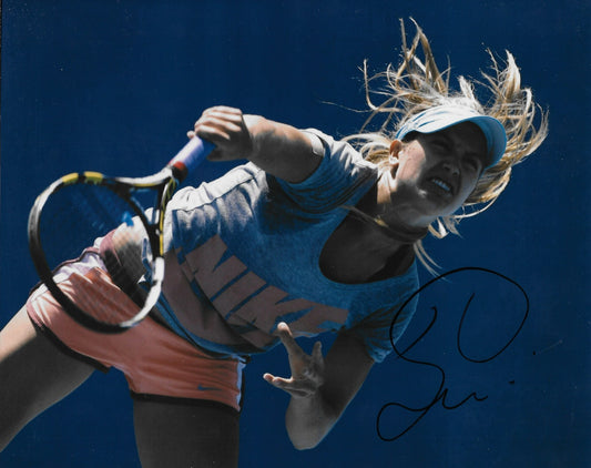 Signed Eugenie Bouchard Womens Tennis Autographed 8x10 Photo #1 Original