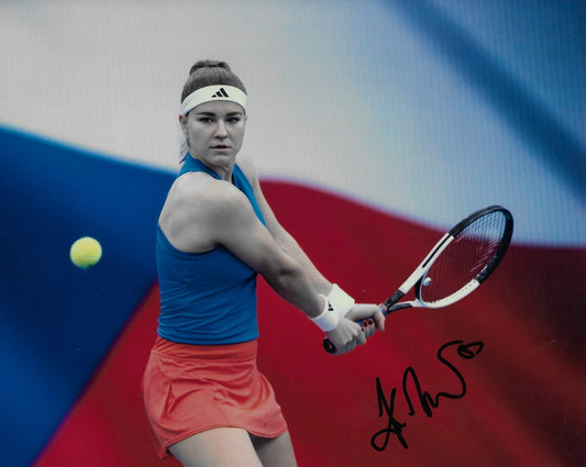 Signed Karolina Muchova Womens Tennis Autographed 8x10 Photo #2 Original