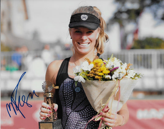 Signed Magdalena Frech  Womens Tennis Autographed 8x10 Photo #1 Original