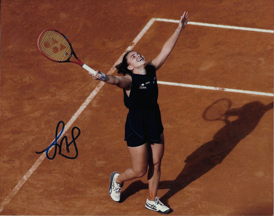 Signed Jasmine Paolini Womens Tennis Autographed 8x10 Photo #1 Original