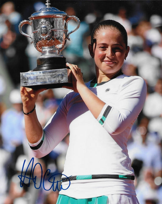 Signed Jelena Ostapenko WTA Tennis Autographed 8x10 Photo #2 Original