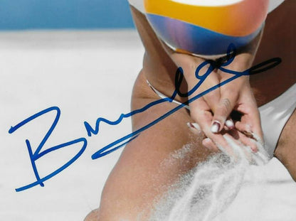 Signed  Brandie Wilkerson Olympic Volleyball Autographed 8x10 Photo #3 Original