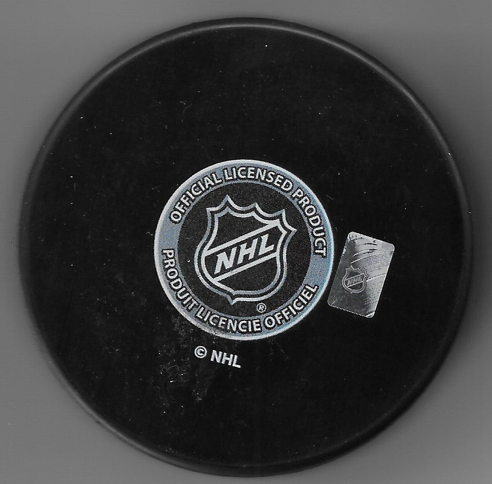 Signed Joe Veleno Montreal Canadiens Autographed Hockey Puck Original