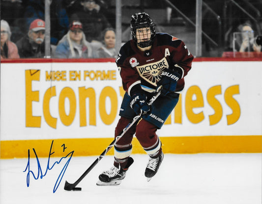 Signed Laura Stacey Montreal Victoire  PWHL Hockey 8x10 Photo #3 Original