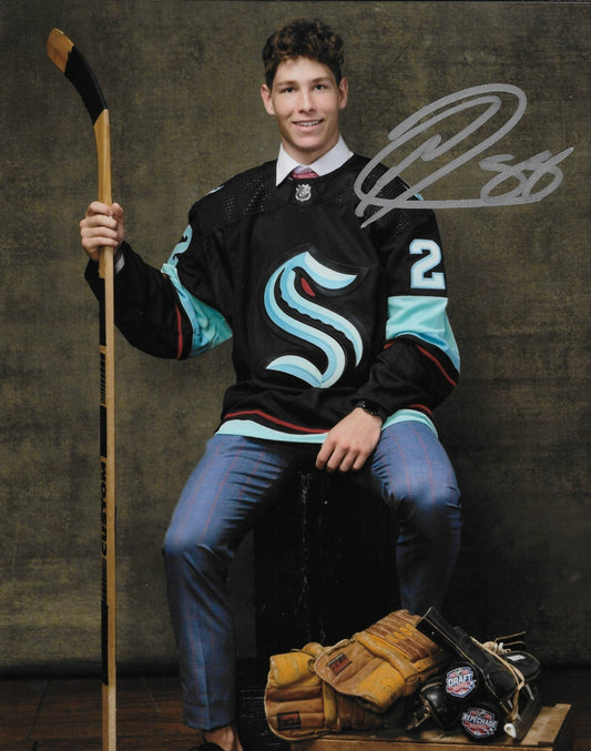 Signed David Goyette Seattle Kraken Autographed 8x10 Photo #1 Original