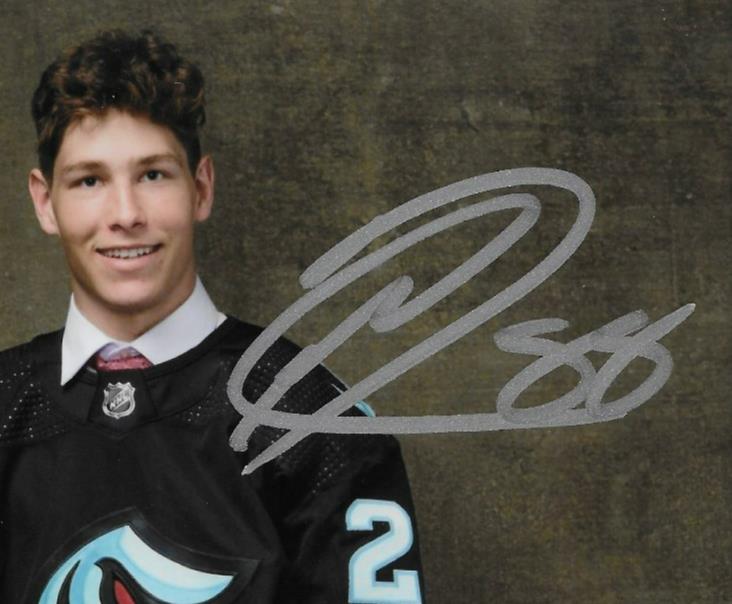Signed David Goyette Seattle Kraken Autographed 8x10 Photo #1 Original
