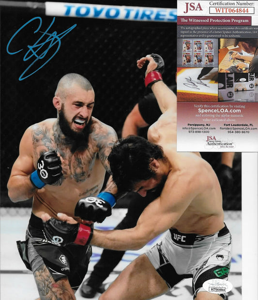 Signed Charles Jourdain UFC  8x10 Photo #2 Original w JSA Authentication
