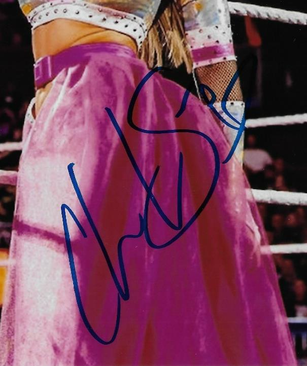 Signed Chelsea Green Smack Down NXT Autographed 8x10 Photo #1 Original