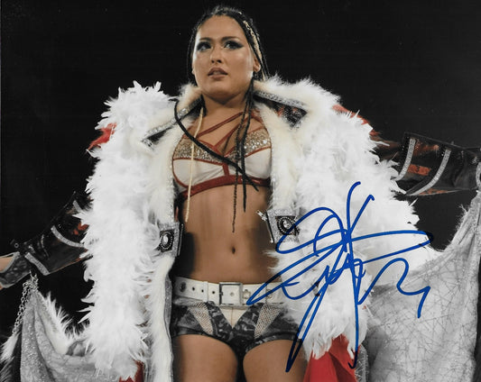Signed Giulia Smack Down NXT Autographed 8x10 Photo #4 Original