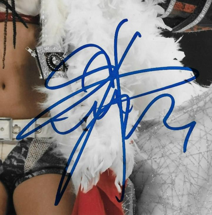Signed Giulia Smack Down NXT Autographed 8x10 Photo #4 Original