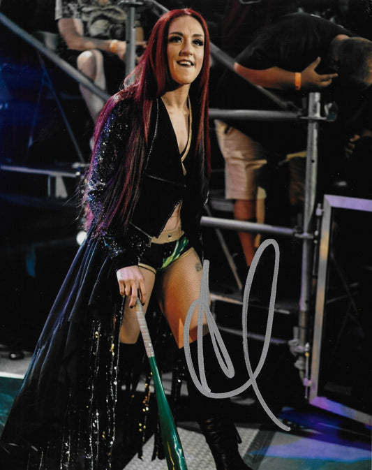Signed Alba Fyre Smack Down NXT Autographed 8x10 Photo #1 Original