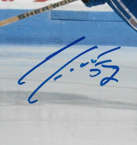 Signed Adam Foote Quebec Nordiques Autographed 8x10 Photo #2 Original