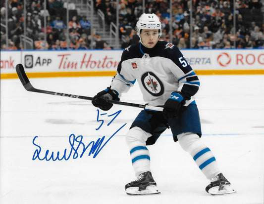 Signed Elias Salomonsson Winnipeg Jets Autographed 8x10 Photo #2 Original