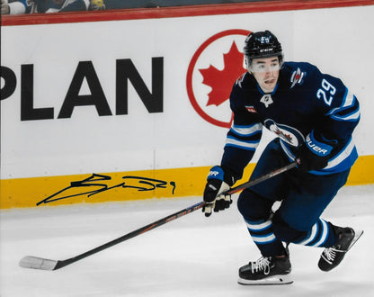 Signed Brayden Yager Winnipeg Jets Autographed 8x10 Photo #2 Original