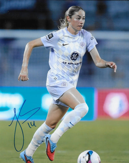 Signed Janine Sonis Team Canada Racing Louisville FC Womens Soccer 8x10 Photo #3