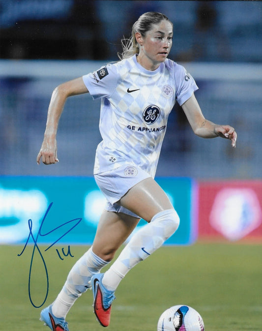 Signed Janine Sonis Team Canada Racing Louisville FC Womens Soccer 8x10 Photo #3