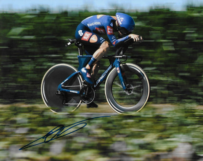 Signed Cycling Oscar Onley UCI Team Picnic–PostNL 8x10 Photo #1 Original