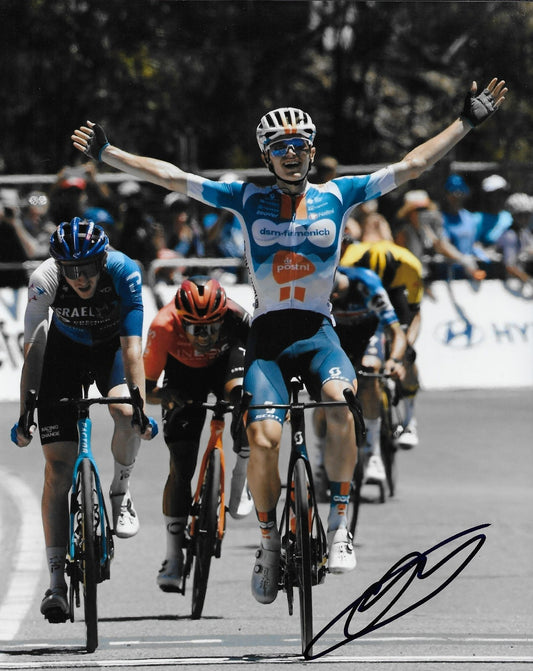 Signed Cycling Oscar Onley UCI Team Picnic–PostNL 8x10 Photo #2 Original