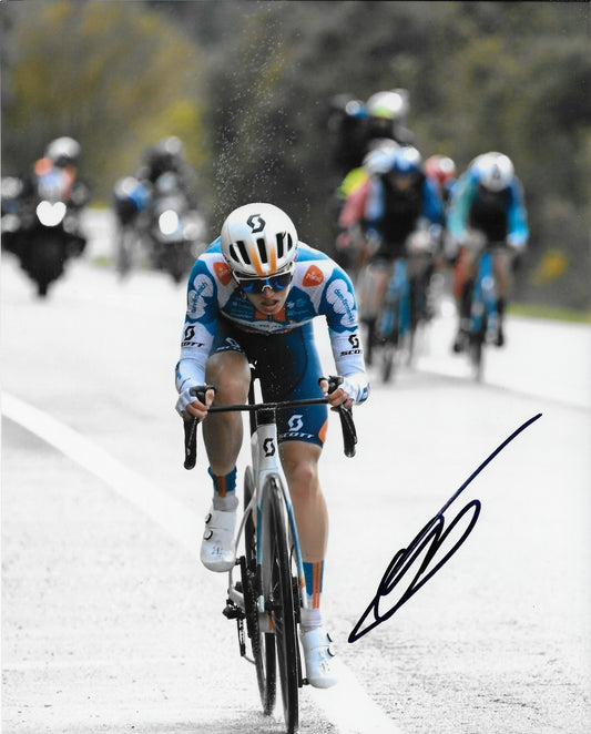 Signed Cycling Oscar Onley UCI Team Picnic–PostNL 8x10 Photo #3 Original