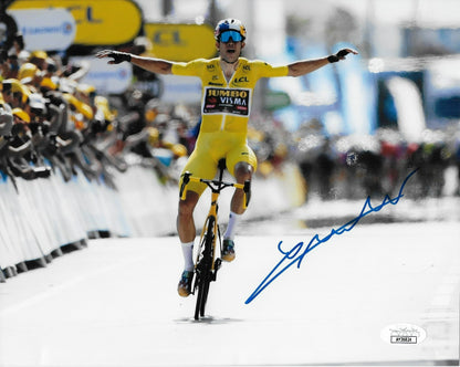 Signed Cycling Wout Van Aert Jumbo Visma Racing 8x10 Photo #1 Original with JSA