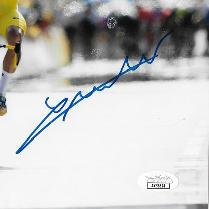 Signed Cycling Wout Van Aert Jumbo Visma Racing 8x10 Photo #1 Original with JSA