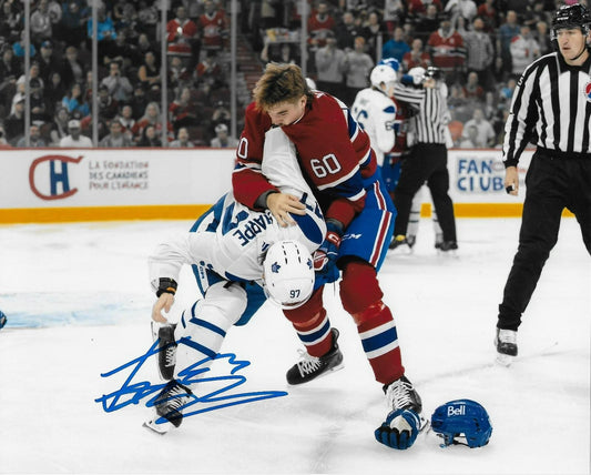 Signed Florian Xhekaj Montreal Canadiens Autographed 8x10 Photo #2 Original