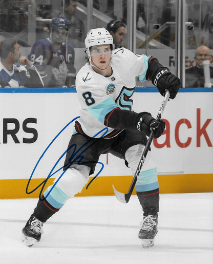Signed Cale Fleury Seattle Kraken Autographed 8x10 Photo #3 Original