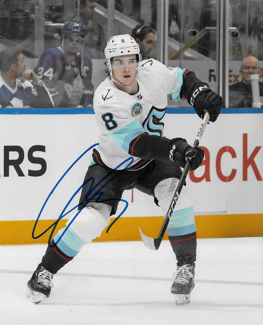 Signed Cale Fleury Seattle Kraken Autographed 8x10 Photo #3 Original