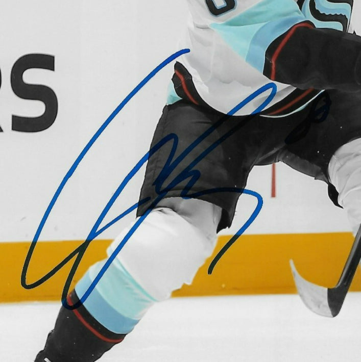 Signed Cale Fleury Seattle Kraken Autographed 8x10 Photo #3 Original