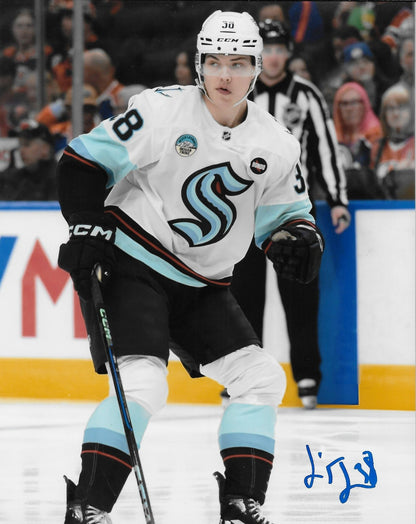 Signed Jani Nyman Seattle Kraken Autographed 8x10 Photo #1 Original