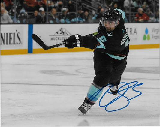 Signed Mark Giordano Seattle Kraken Autographed 8x10 Photo #2 Original