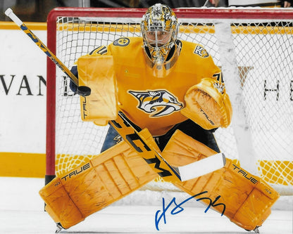 Signed Juuse Saros Nashville Predators Autographed 8x10 Photo #3 Original