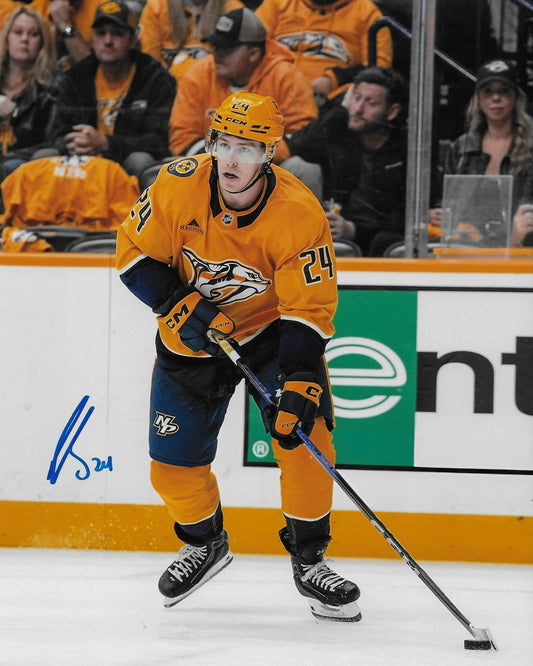 Signed Spencer Stastney Nashville Predators Autographed 8x10 Photo #2 Original