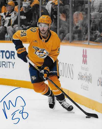 Signed Michael Bunting Nashville Predators Autographed 8x10 Photo #1 Original