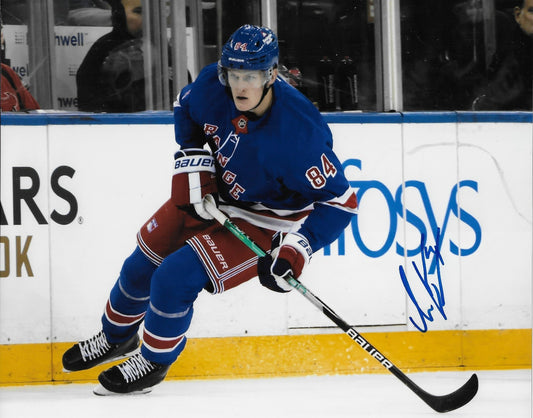 Signed Adam Edstrom New York Rangers Autographed 8x10 Photo #3 Original