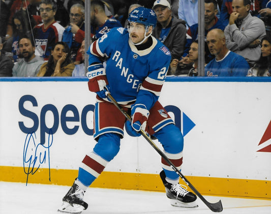 Signed Carson Soucy New York Rangers Autographed 8x10 Photo #1 Original