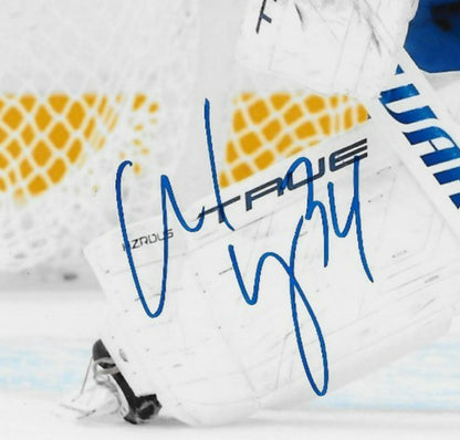 Signed Alex Lyon Buffalo Sabres Autographed 8x10 Photo #1 Original