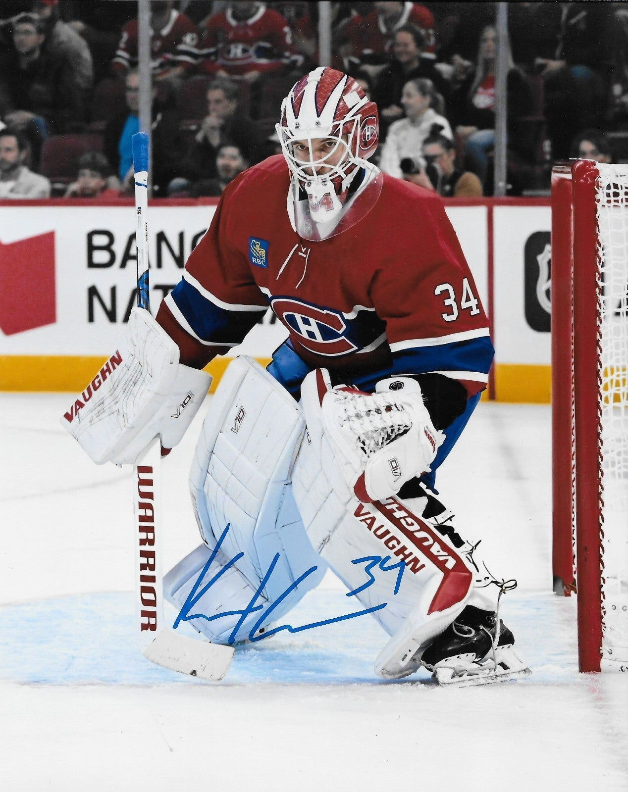 Signed Kaapo Kahkonen Montreal Canadiens Autographed 8x10 Photo #1 Original