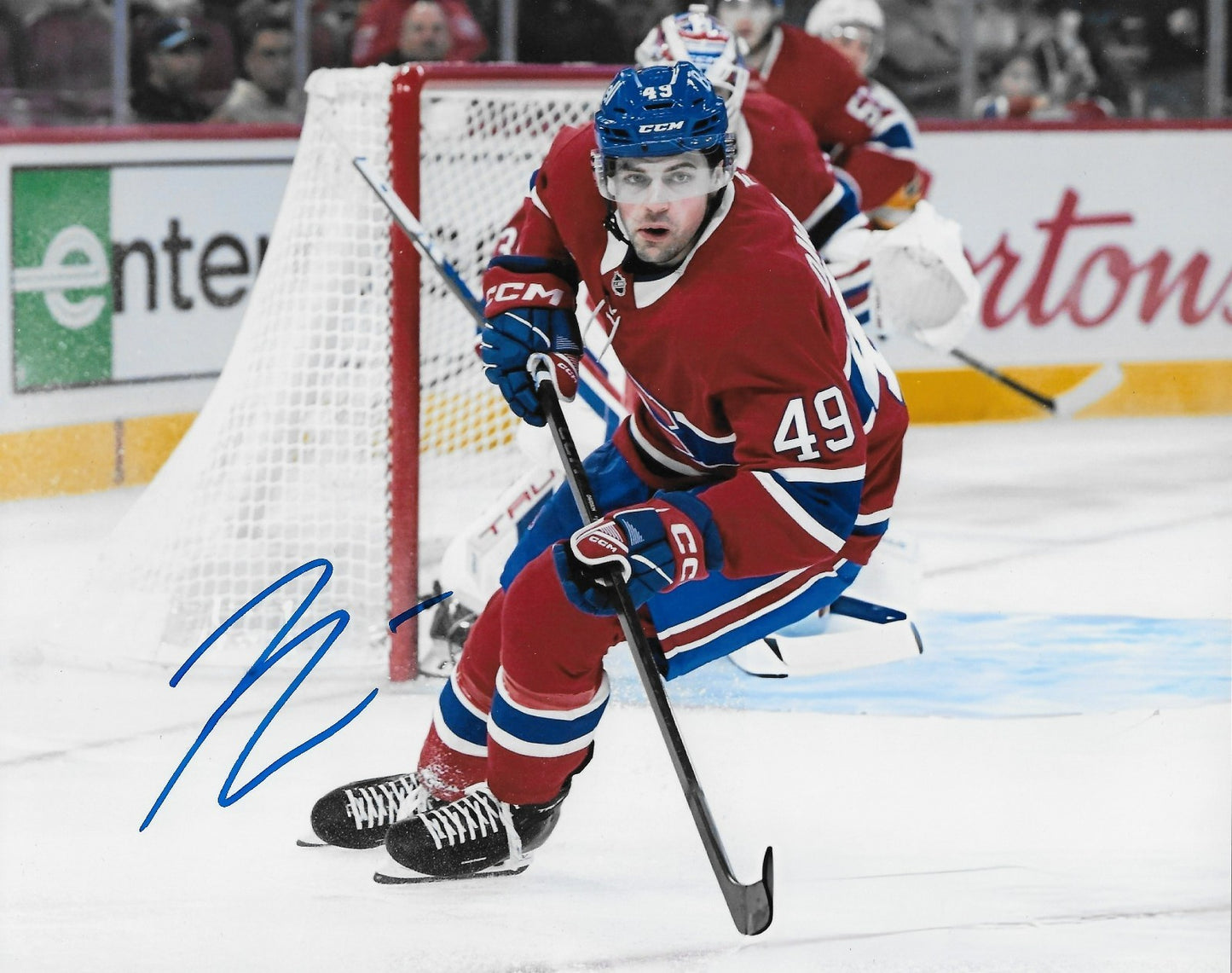 Signed Jared Davidson Montreal Canadiens Autographed 8x10 Photo #4 Original